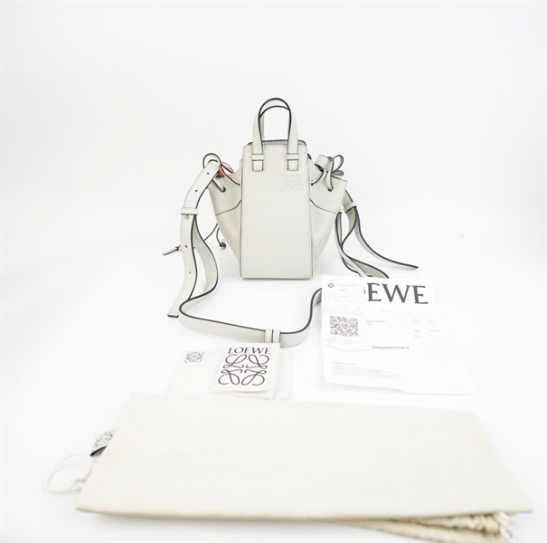 Túi Loewe Hammock màu xanh sz12 +