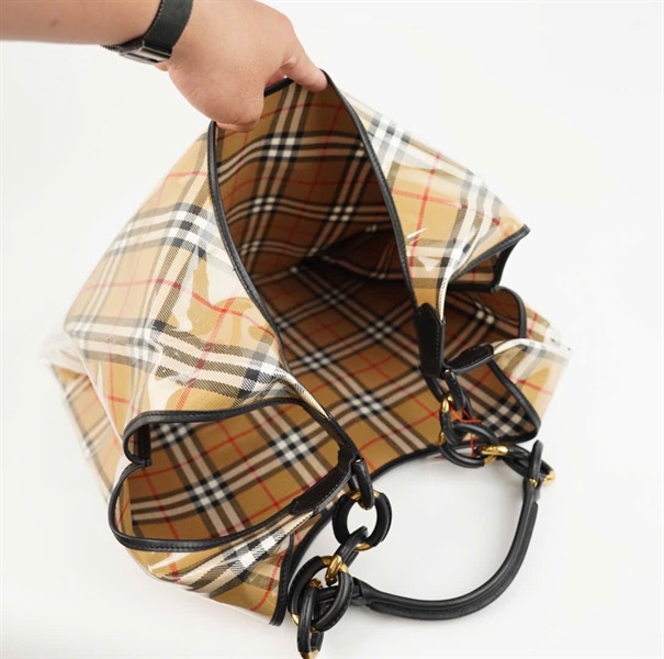 Túi BBR sọc caro truyền thống quai xích sz40 +