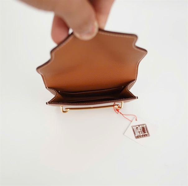 Ví Hermes Gold màu nâu sz12 +