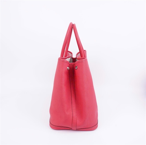 Túi Hermes Garden Party hồng có lót form sz36 +