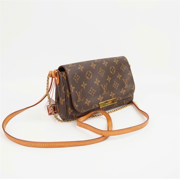 Túi LV kẹp nách hoa nâu sz22 +