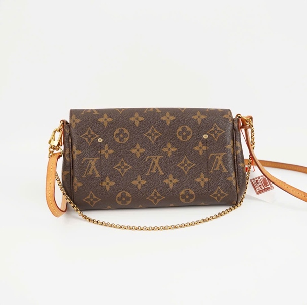 Túi LV kẹp nách hoa nâu sz22 +