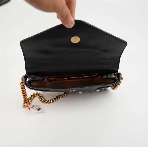 Túi GG ong đen đính hạt bẹt size 25 KG+