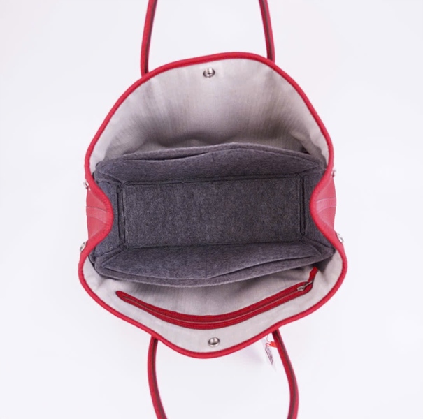 Túi Hermes Garden Party đỏ có lót form sz36 +