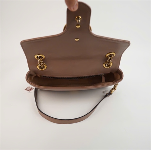 Túi GG marmont màu be (443497520981) sz26 +