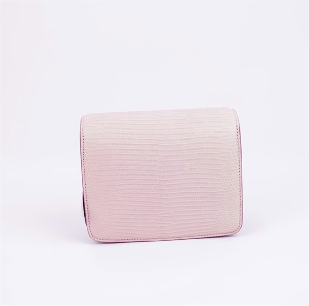Túi Celine Classic Box Lizard màu hồng nhạt sz16 +