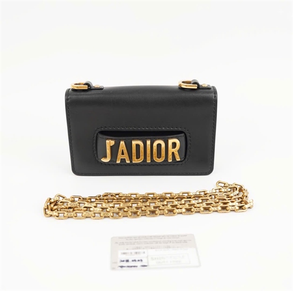 Túi Dior J'adior màu đen sz18 +