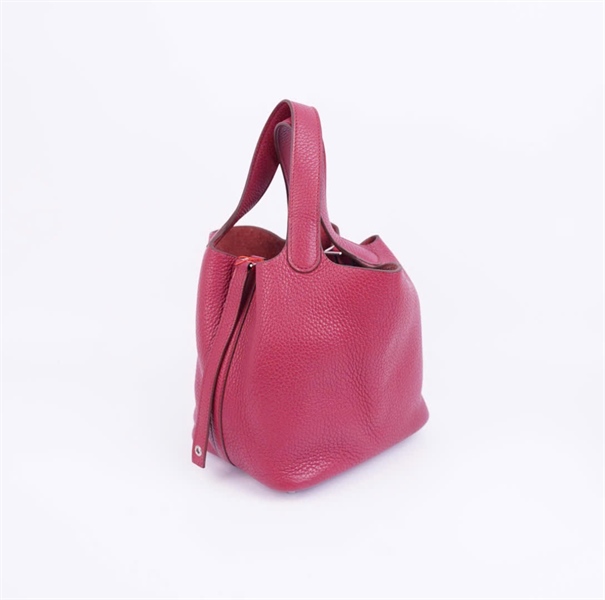 Túi Hermes màu đỏ có lót form sz20 +