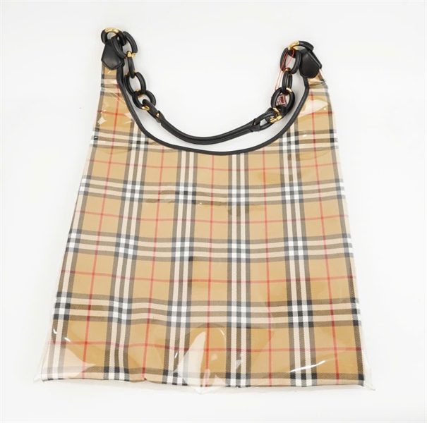 Túi BBR sọc caro truyền thống quai xích sz40 +