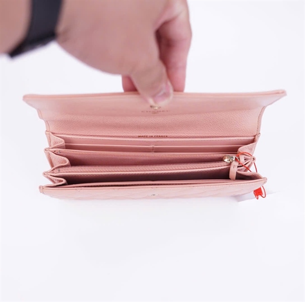 Ví Chanel Boy hồng ( 29472508) sz19 +