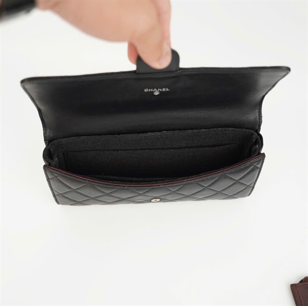 Ví Chanel (sét 4 món) màu đen có lót form sz22 +