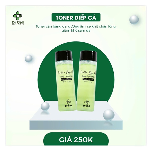 TONER NGẢI CỨU DIẾP CÁ DR CELL 100ml