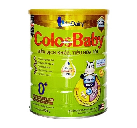 Sữa bột VitaDairy ColosBaby BIO GOLD 0+ hộp 800G