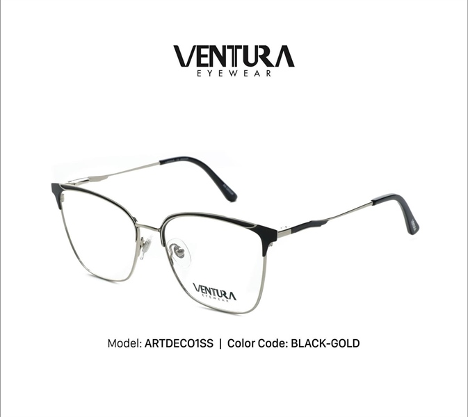 VENTURA ARTDECO1SS-BLACK-GOLD