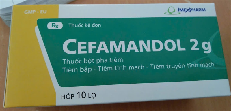 Cefamandol 2g (Hộp 10 lọ, 24 hộp/kiện) - Imexpharm