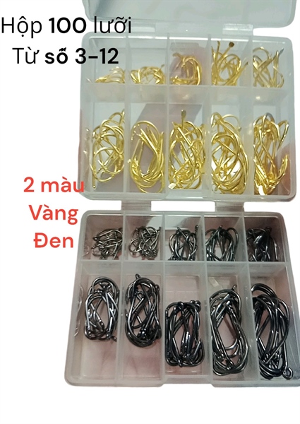 Hộp lưỡi 10 sine đen, vàng