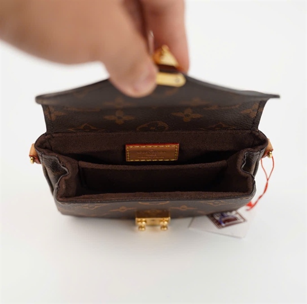 Túi LV Metis hoa nâu sz12 +