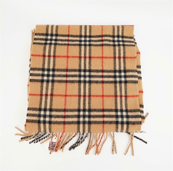 Khăn BBR nâu sọc cổ điển size 30 x 1m5 KG+