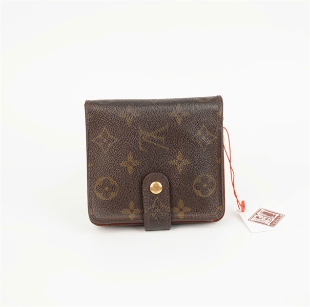 Ví LV gập 2 hoa nâu sz11 +