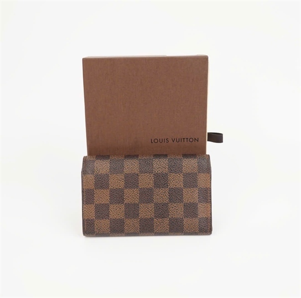 Ví LV ô vuông màu nâu sz14+