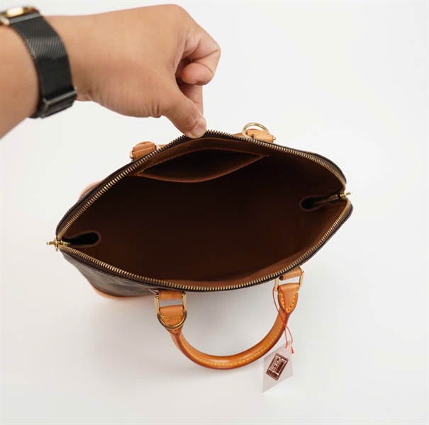 Túi LV Alma hoa nâu sz30 +