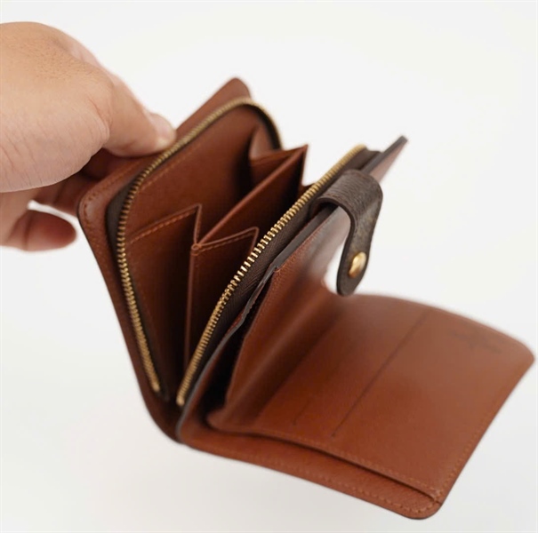 Ví LV hoa nâu sz11 +