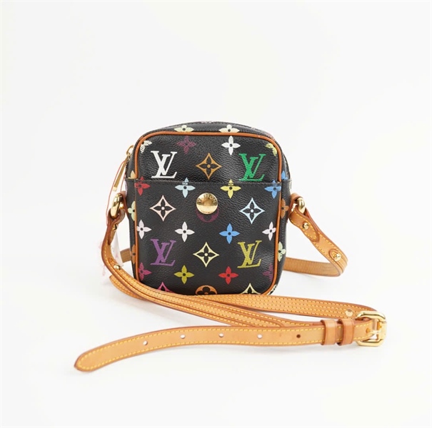 Túi LV Crossbody hoa màu nền đen sz 13 KG+