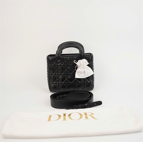Túi Dior Lady kim cương sz S +