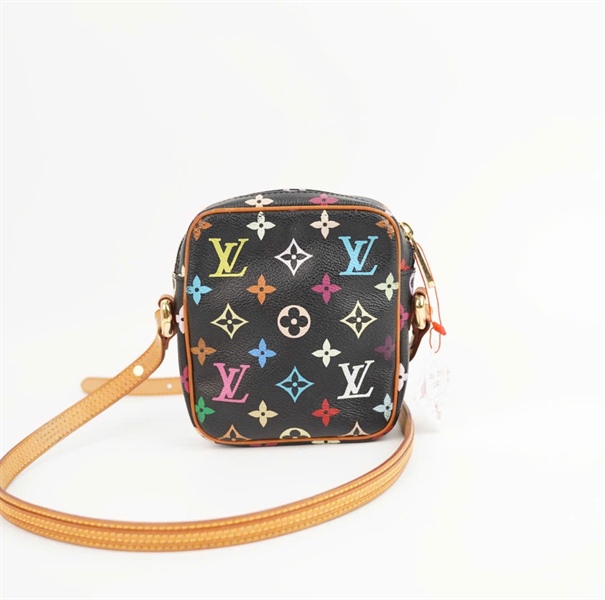 Túi LV Crossbody hoa màu nền đen sz 13 KG+