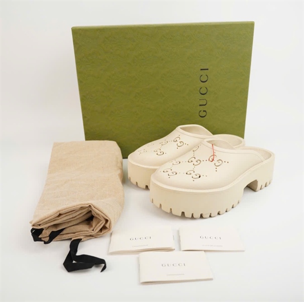 Dép GG màu trắng size 37 KG+