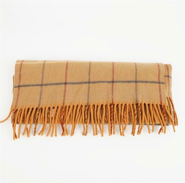 Khăn BBR nâu ô vuông size 30 x 1m5 KG+