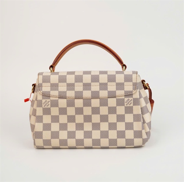 Túi LV Croisette ô vuông xám sz24 +