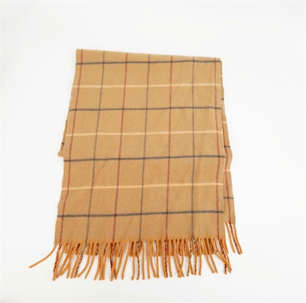 Khăn BBR nâu ô vuông size 30 x 1m5 KG+