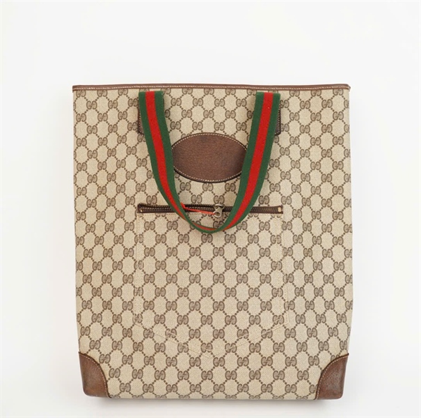 Túi GG Tote màu xám sz31 +