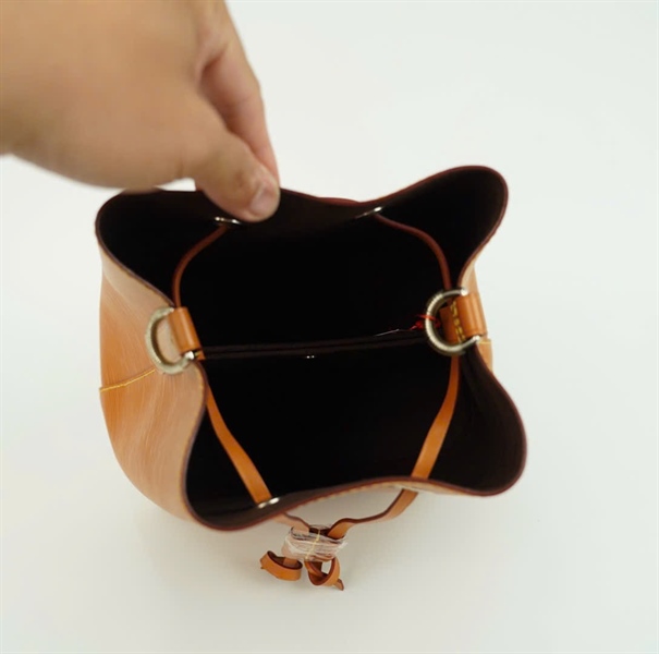 Túi LV Bucket màu nâu 2 strap sz19 +