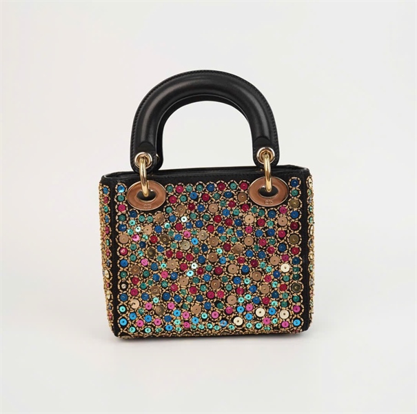 Túi Dior lady đính cườm sz mini (HC) +