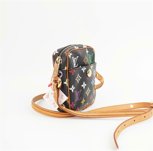 Túi LV Crossbody hoa màu nền đen sz 13 KG+