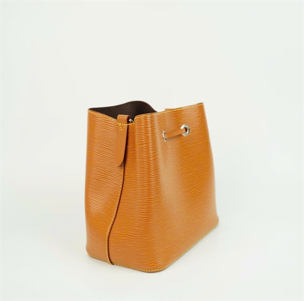 Túi LV Bucket màu nâu 2 strap sz19 +