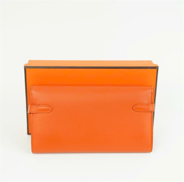 Ví Hermes Katty màu cam +