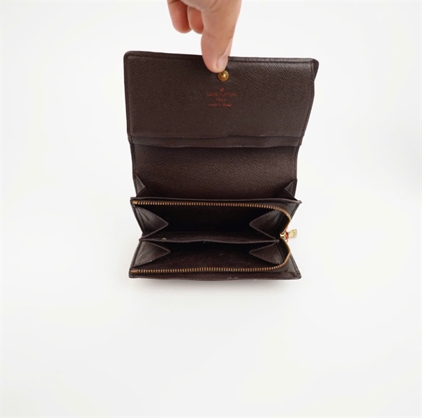 Ví LV ô vuông màu nâu sz14+