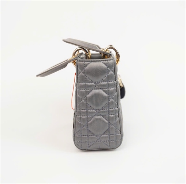 Túi Dior Lady màu xám sz mini +