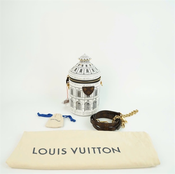 Túi LV Cannes Vase họa tiết lâu đài kèm ổ khóa +