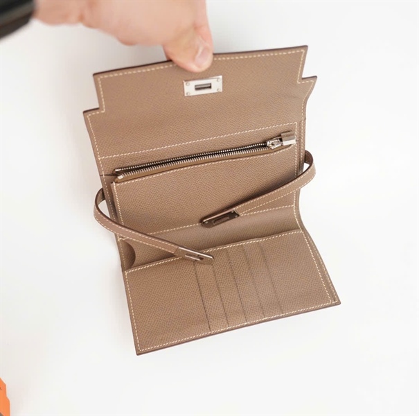 Ví Hermes Katty màu xám +