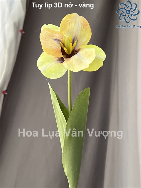 Tuy líp 3D nở - Hoa cành dài - Hoa Lụa Vân Vượng