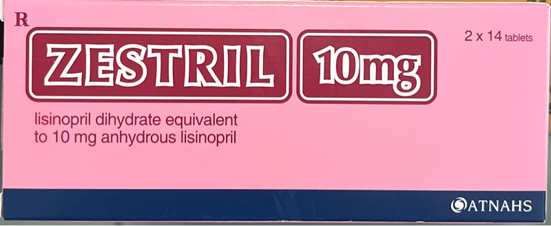 Zestril 10mg (Hộp 2vỉ x 14viên) - Anh/TQ (Hộp)
