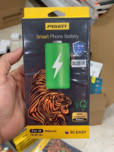 Pin iPHONE 12/12 Pro PISEN dung lượng cao