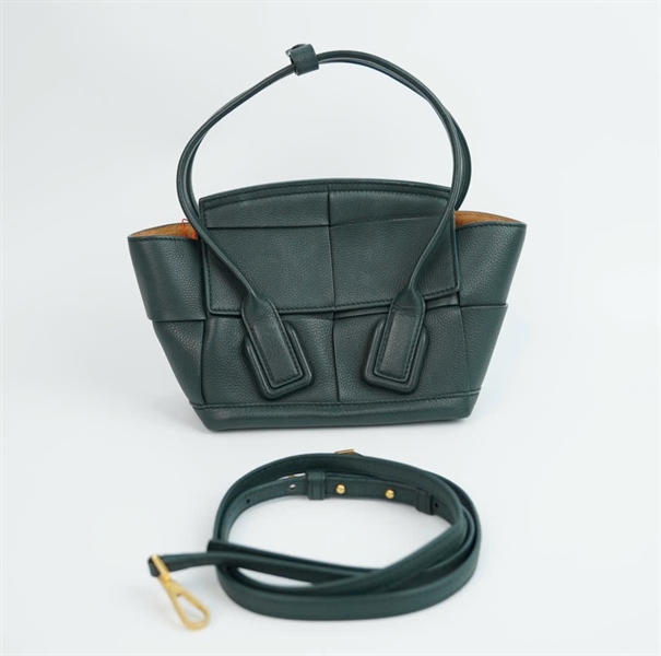 Túi Bottega xanh đan chéo sz18 (HC) +