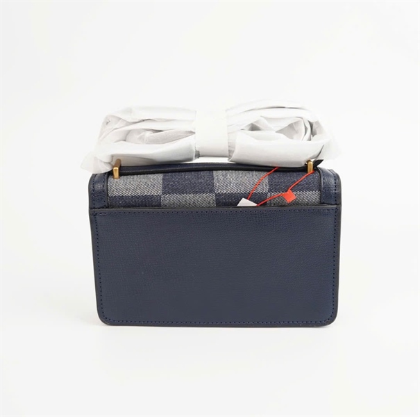 Túi Karl Lagerfeld ô vuông xanh xám SZ18 (PN) +