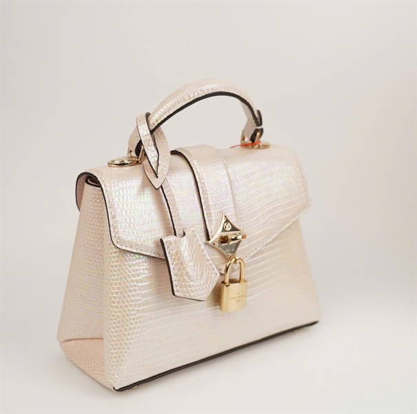 Túi LV da cá sấu bóng ổ + chìa sz19 ( HC) +