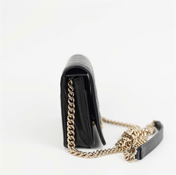 Túi Chanel Boy vân đen ( 29427933) sz18 ( LHT) +